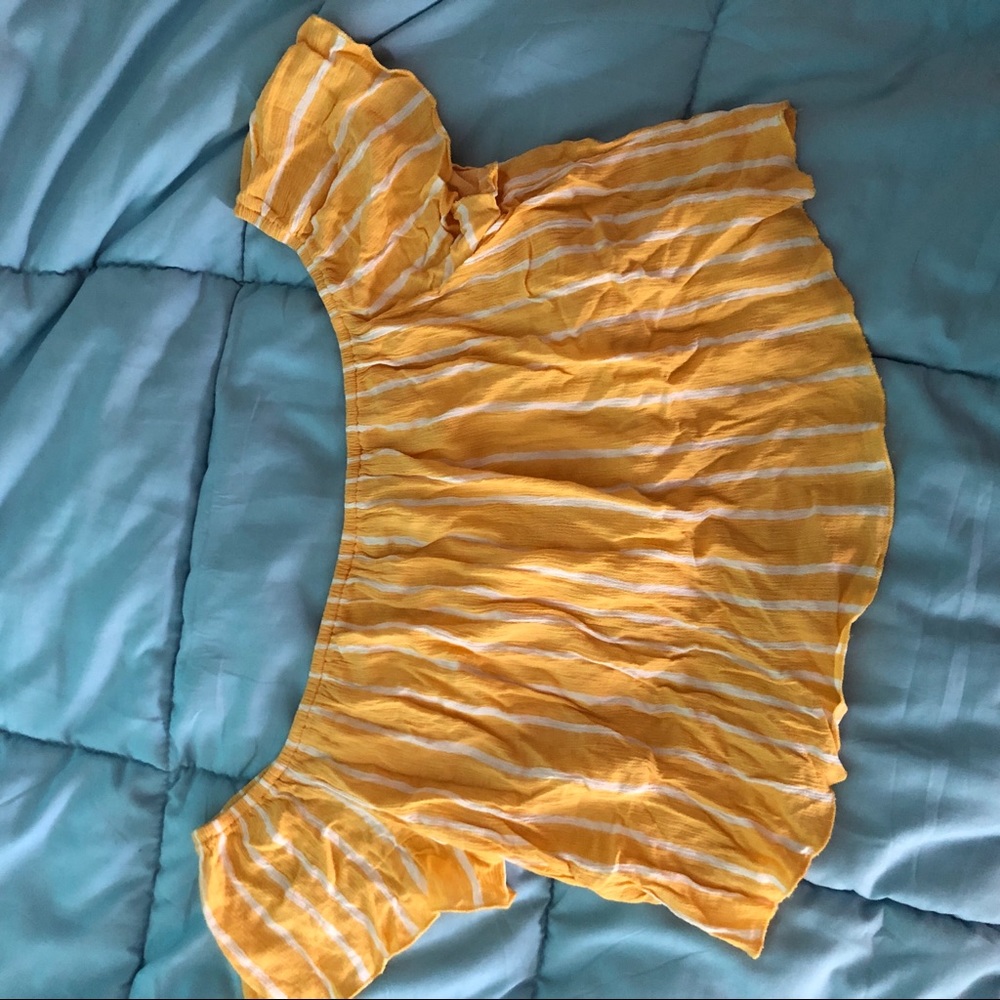 Forever 21 Off the Shoulder Crop Top